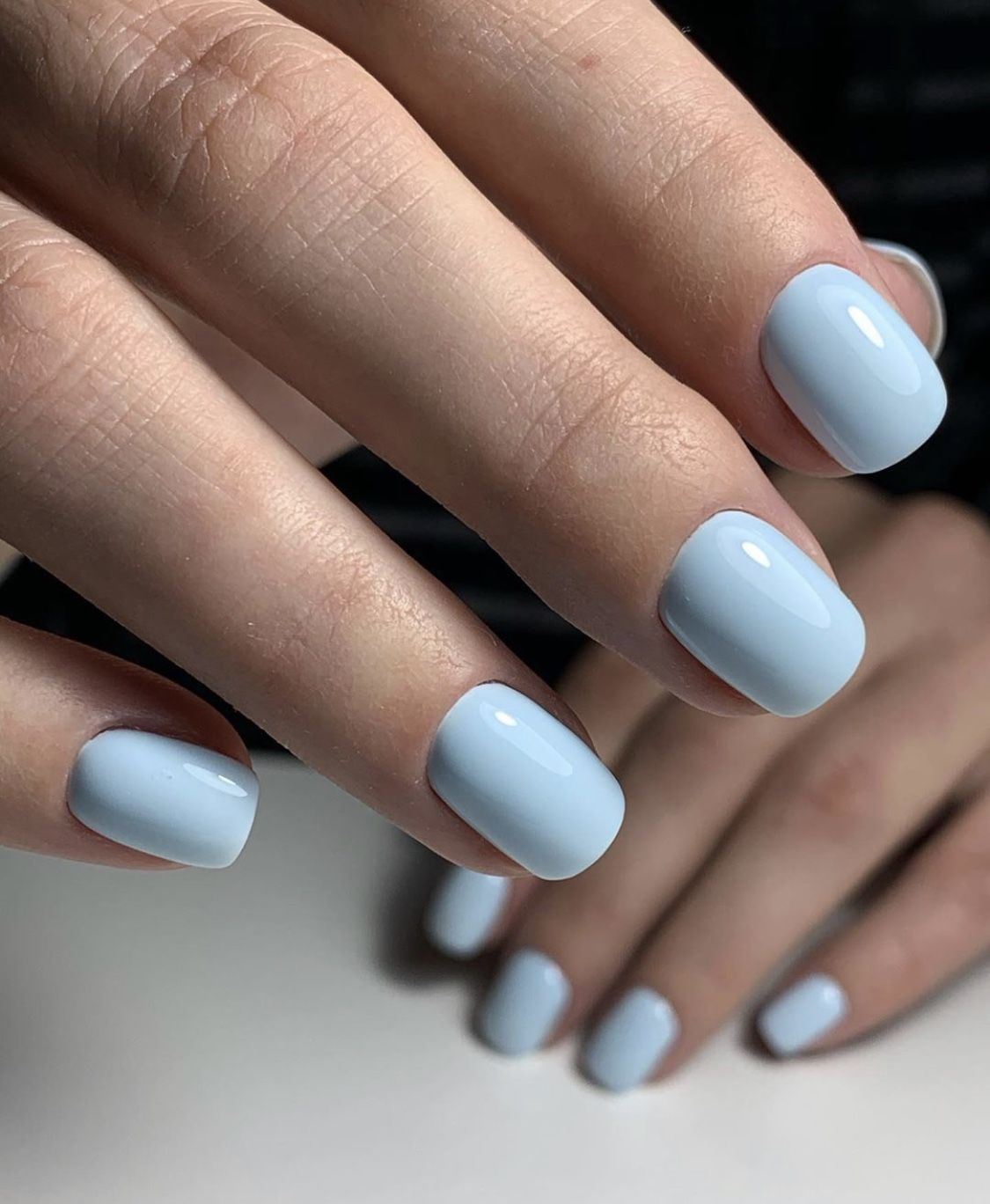 Light Blue Pastel Gel Strips Semi-Cured Nail Wraps 75 | MoYou London