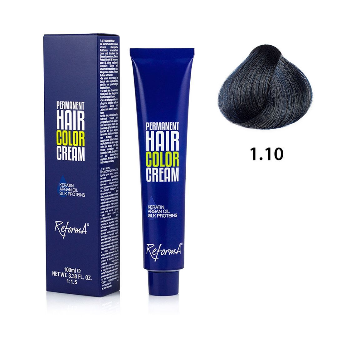 Hair Color Cream  1.10 - blue black, 100 ml