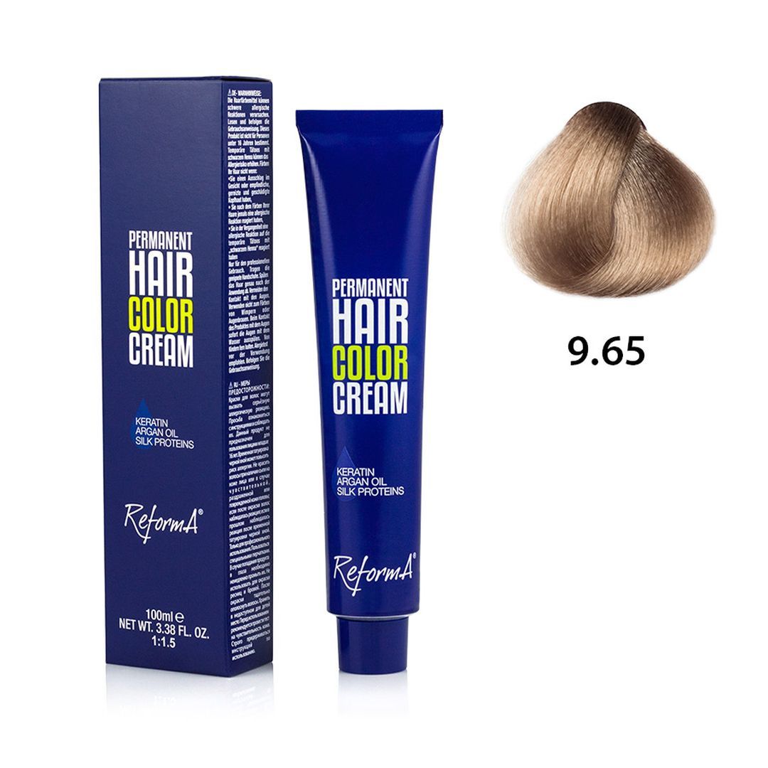 Hair Color Cream  9.65 - pink ash blonde, 100 ml