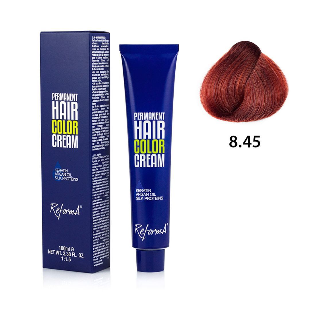 Hair Color Cream  8.45 - light copper mahogany blonde, 100 ml