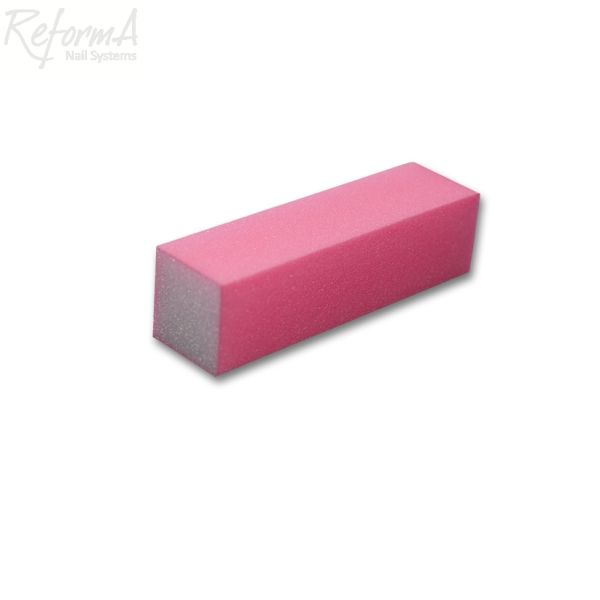 Pink buffer block, 100/100 grits
