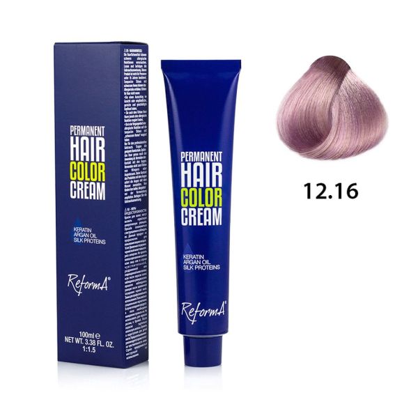 Hair Color Cream  12.16 - very light extra ash opalescent blonde, 100 ml