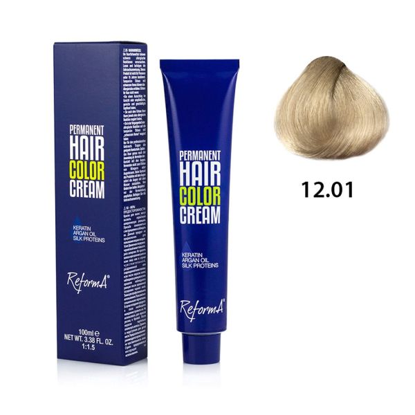 Hair Color Cream  12.01 - extra light ash blonde, 100 ml